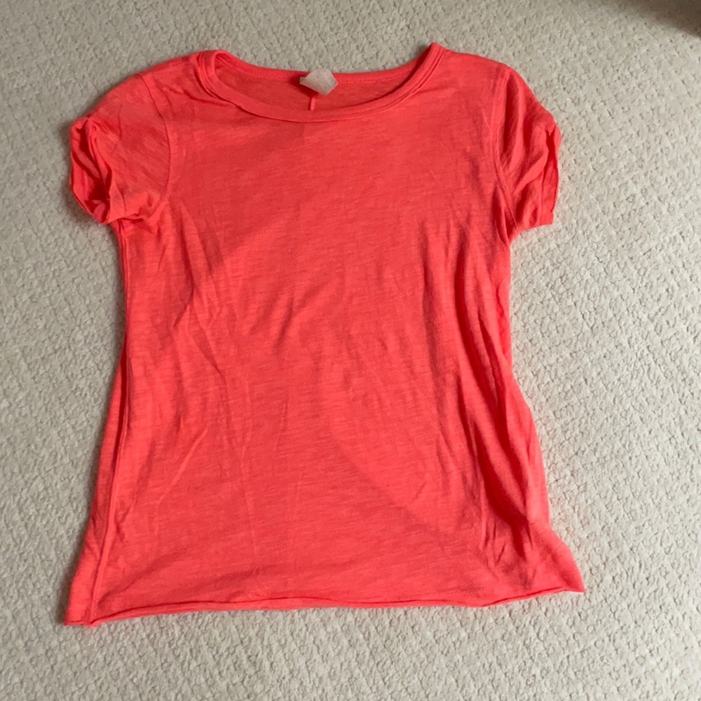 Free People neon pink t-shirt